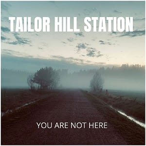 Album cover of the Tailor Hill Station song "You Are Not Here". A lonely road in the fields covered with fog.